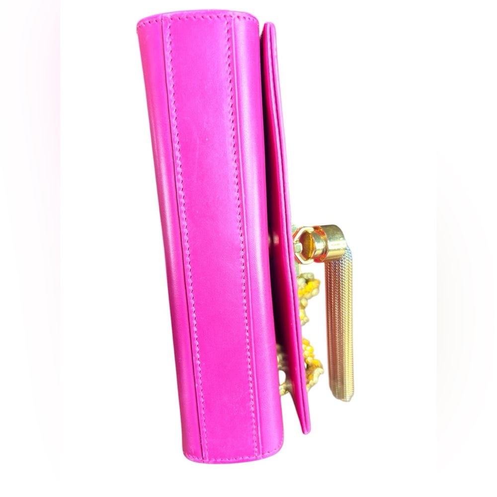 YSL Fuchsia Tassel Two way chain crossbody small bag - Picture 11 of 16
